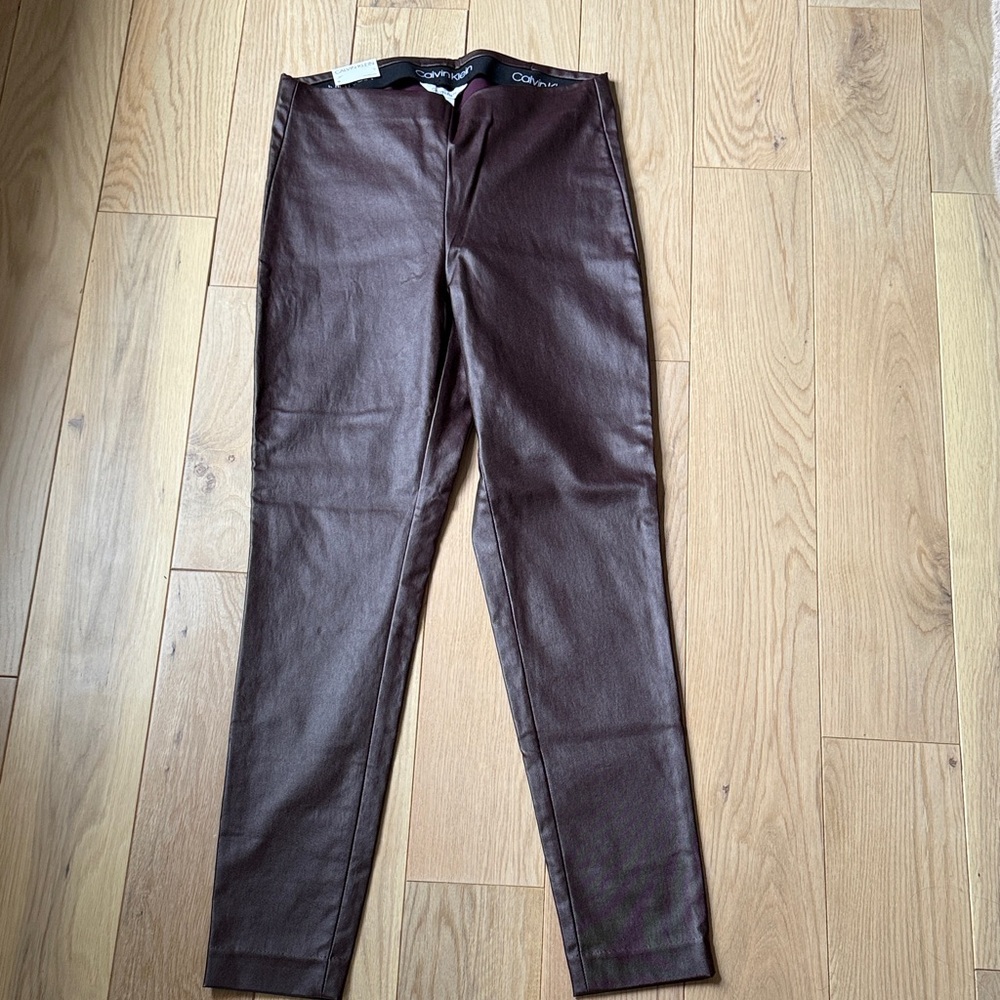 Calvin Klein Women’s Dark Burgundy Trousers